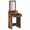 vidaXL Table de Toilette Marron 50 x 41 x 140 cm Bois d'ing&eacute;nierie