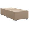 vidaXL Sommier à lattes de lit avec matelas Cappuccino 80x200 cm