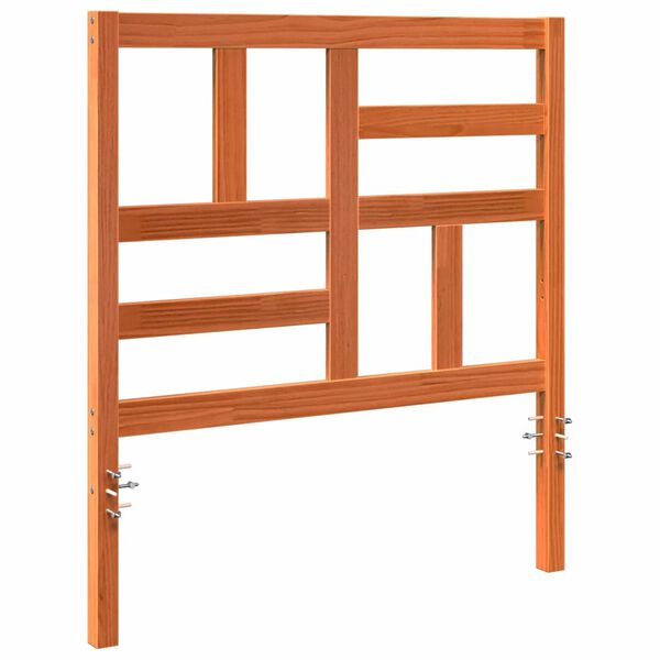 vidaXL T&ecirc;te de lit Brun cire 105,5 x 4 x 104 cm Pin massif