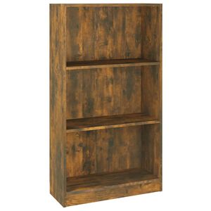 vidaXL Biblioth&egrave;que Ch&ecirc;ne fum&eacute; 60x24x109 cm Bois d'ing&eacute;nierie
