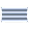 vidaXL Voile d'ombre Bleu et Blanc 4,5 x 2,5 m 100 % polyester Oxford