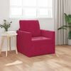 vidaXL Canap&eacute;-Lit 60cm Bordeaux Velours