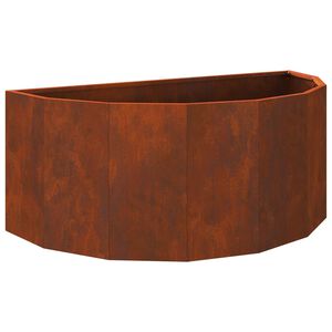 vidaXL Jardini&egrave;re Rouill&eacute; 90 x 45 x 35 cm