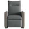vidaXL Fauteuil inclinable &eacute;lectrique gris fonc&eacute; tissu