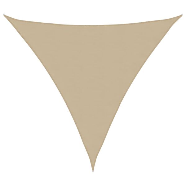 vidaXL Voile de parasol tissu oxford triangulaire 6x6x6 m beige