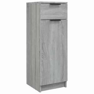vidaXL Armoire de bain Sonoma gris 32x34x90 cm Bois d'ing&eacute;nierie