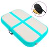vidaXL Tapis gonflable de gymnastique avec pompe 60x100x10 cm PVC Vert