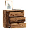 vidaXL Commode d'angle vieux bois 60x41x58 cm bois d'ing&eacute;nierie