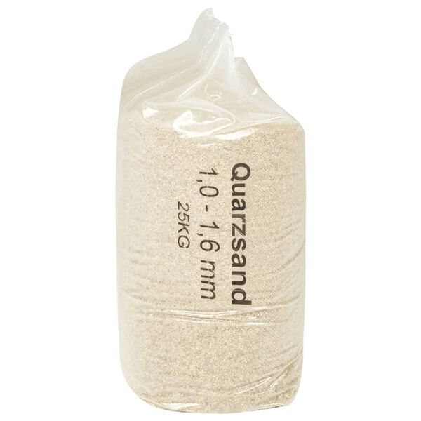vidaXL Sable filtrant 25 kg 1,0-1,6 mm