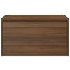 vidaXL Banc d'entr&eacute;e 80x40x45 cm Ch&ecirc;ne marron Bois d'ing&eacute;nierie