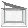 vidaXL Cage pour chien avec toit et portes gris 6x2x2m acier galvanis&eacute;