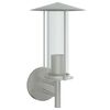 vidaXL Applique murale d'ext&eacute;rieur argent&eacute; acier inoxydable
