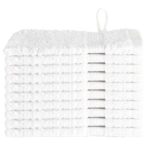 vidaXL Serviette Invit&eacute; SOLUND 10 pc Blanc 15 x 21 cm 550 gsm
