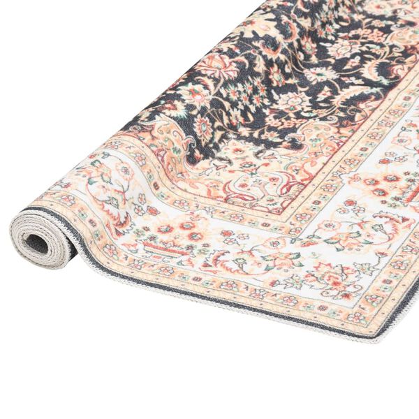 vidaXL Tapis imprim&eacute; lavable pliable Multicolore 200x300 cm Polyester