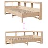 vidaXL Lit biblioth&egrave;que sans matelas 75x190 cm bois de pin massif