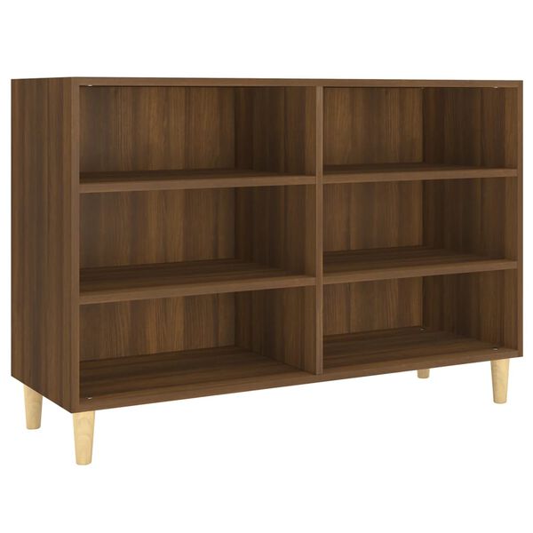 vidaXL Buffet ch&ecirc;ne marron 103,5x35x70 cm bois d'ing&eacute;nierie