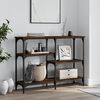 vidaXL Table console ch&ecirc;ne marron 102x29x75 cm bois d'ing&eacute;nierie