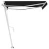 vidaXL Auvent automatique sur pied 350x250 cm Anthracite
