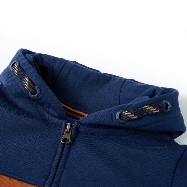 Sweat-shirt &agrave; capuche et fermeture &eacute;clair pour enfants 92