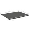 vidaXL Tissu de remplacement pour auvent Anthracite 5x3,5 m