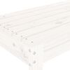 vidaXL Banc de jardin blanc 110x38x45 cm bois massif de pin