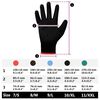 vidaXL Gants de Travail 24 pcs Noir 7 / S Polyester