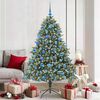 vidaXL Sapin de No&euml;l artificiel Vert 180 cm PVC, plastique et acier