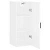 vidaXL Armoire murale blanc 34,5x34x90 cm