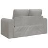 vidaXL Canap&eacute;-Lit Gris clair 148 x 71 x 83 cm Velours