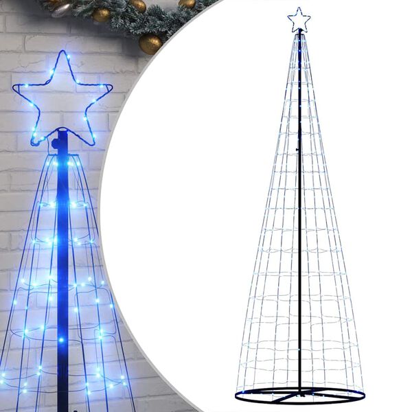 vidaXL Sapin de No&euml;l &agrave; LED 550 LED bleu 300 cm