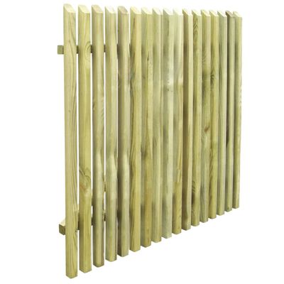 Portail De Jardin Bois Pin Imprégné 100x100 Cm Design D'arche 68845 - Bricolage