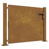 vidaXL Portail de jardin 100x100 cm en acier Corten