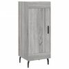 vidaXL Buffet haut Sonoma gris 34,5x34x180 cm Bois d'ing&eacute;nierie