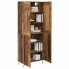 vidaXL Haut Armoire Bois Ancien 69,5 x 34 x 180 cm Bois d'ing&eacute;nierie