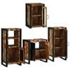 vidaXL Ensemble de mobilier de salle de bain 4 pcs Bois massif recyclé