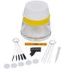 vidaXL Ensemble de nettoyage d'aérographe 3 en 1