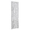 vidaXL Rideau anti-mouches gris clair et gris foncé 56x200 cm chenille