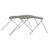 vidaXL Auvent bimini à 3 arceaux gris 183x160x137 cm