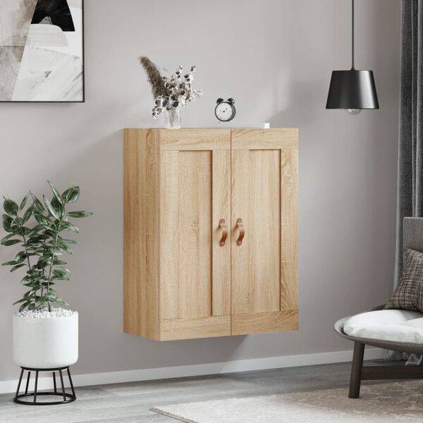vidaXL Armoire murale ch&ecirc;ne sonoma 69,5x34x90 cm bois d'ing&eacute;nierie