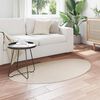 vidaXL Tapis de surface HUARTE Beige 80 x 150 cm Polyester