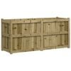 vidaXL Jardini&egrave;re 150x50x70 cm bois de pin impr&eacute;gn&eacute;