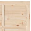 vidaXL Porte coulissante Marron 80 x 208 cm Bois de pin massif