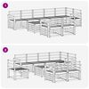 vidaXL Ensembles de canap&eacute;s 9 pcs Naturel Bois d'Acacia Massif