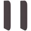 vidaXL Oreille de t&ecirc;te de lit Marron tissu