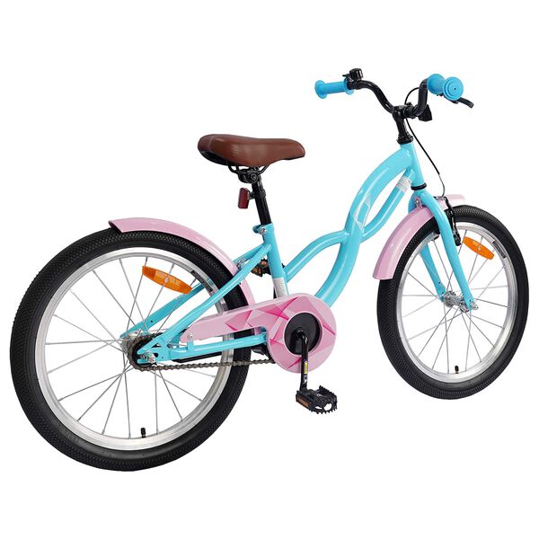 vidaXL V&eacute;lo pour Enfants 18 Pouces pour les 5-7 ans Bleu clair
