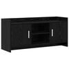 vidaXL Meuble TV 102 x 33 x 47 cm Ch&ecirc;ne noir Bois d'ing&eacute;nierie