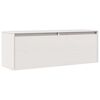 vidaXL Armoire murale Blanc 100x30x35 cm Bois de pin massif