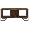 vidaXL Table basse chêne fumé 100x51x40 cm bois d'ingénierie