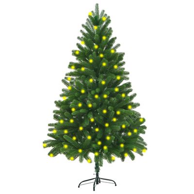 vidaXL Arbre de Noël artificiel pré-éclairé 180 cm vert