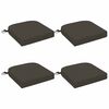 vidaXL Coussins de si&egrave;ge en 4 pi&egrave;ces SOEST 4 pc 100 % polyester